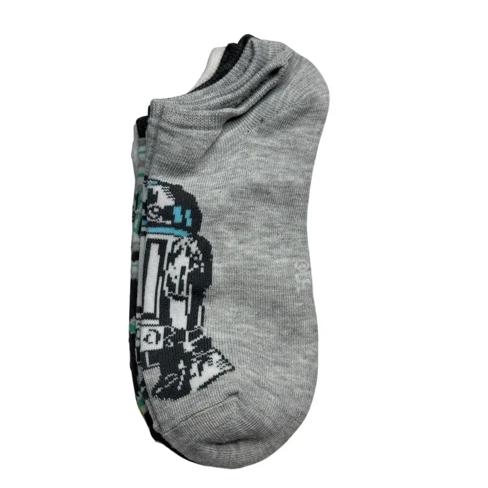 Star Wars Disney Women’s 5 pairs No-Show Socks Sz 9-11 - Picture 2 of 3